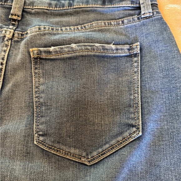 a.n.a Blue Silver Embellished Mini Pencil Skirt - Picture 8 of 8